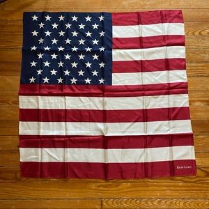 Ralph Lauren Flag Silk Scarf